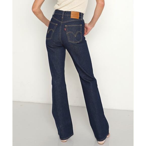 Levi's Women's Boot Cut Jeans - Dark Blue - Picture 4 of 10